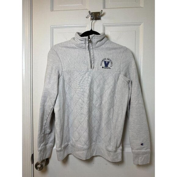 Champion Reverse Weave Villanova University Wildcats Gray Womens Pullover XS - Picture 2 of 10